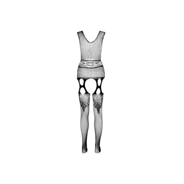 Passion - Eco Collection Bodystocking Eco Bs014 Negro | Vybes.it