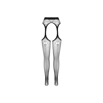 Passion - Eco Collection Bodystocking Eco S008 Negro | Vybes.it