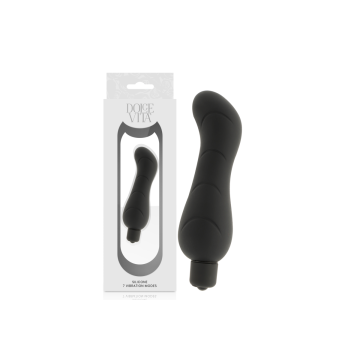Dolce Vita - G - Spot Vibrador Silicona Negro | Vybes.it