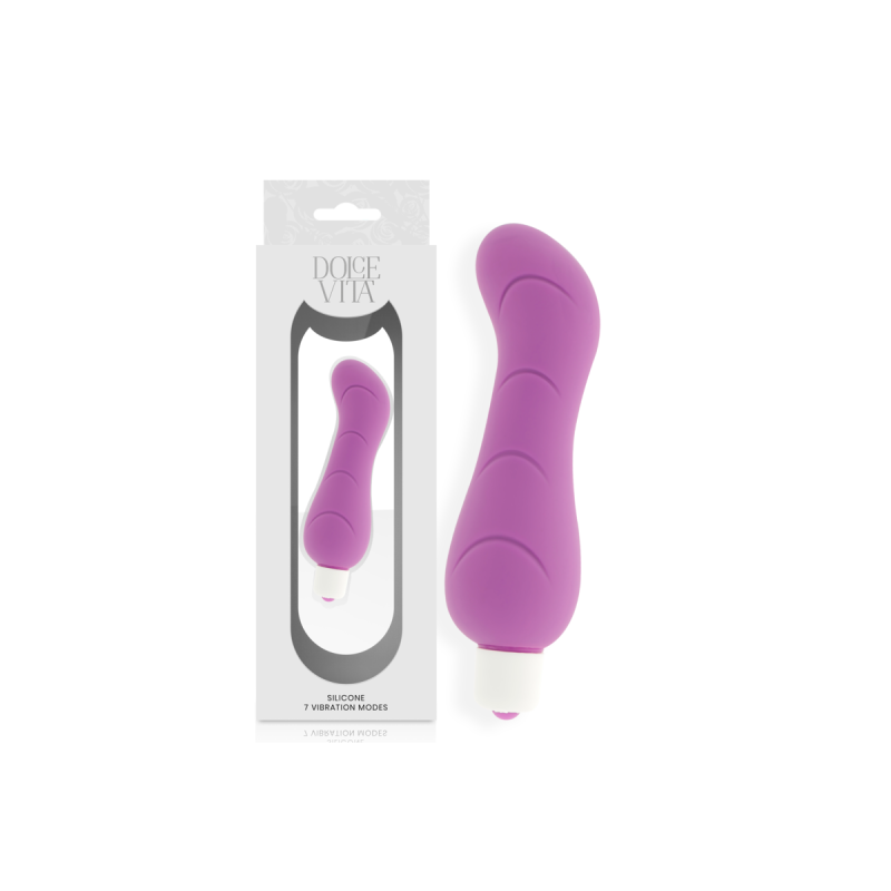 Dolce Vita - G - Spot Vibrador Silicona Lila | Vybes.it