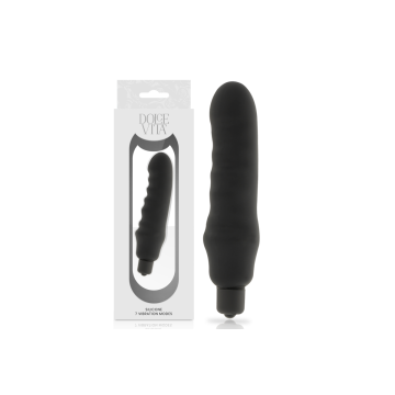 Dolce Vita - Genius Vibrador Silicona Negro | Vybes.it