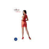 PASSION - BS097 ROTER BODYSTOCKING, EINE GRÖSSE - PASSION WOMAN BODYS…