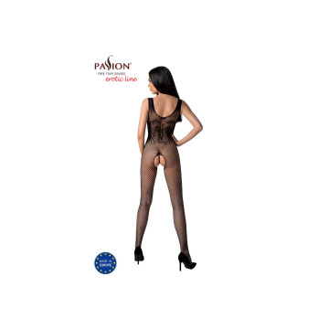 PASSION - BS098 BODYSTOCKING NERO TAGLIA UNICA - PASSION WOMAN BODYST…