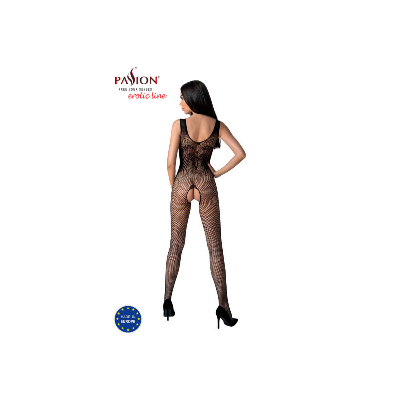 PASSION - BS098 BODYSTOCKING NERO TAGLIA UNICA - PASSION WOMAN BODYST…