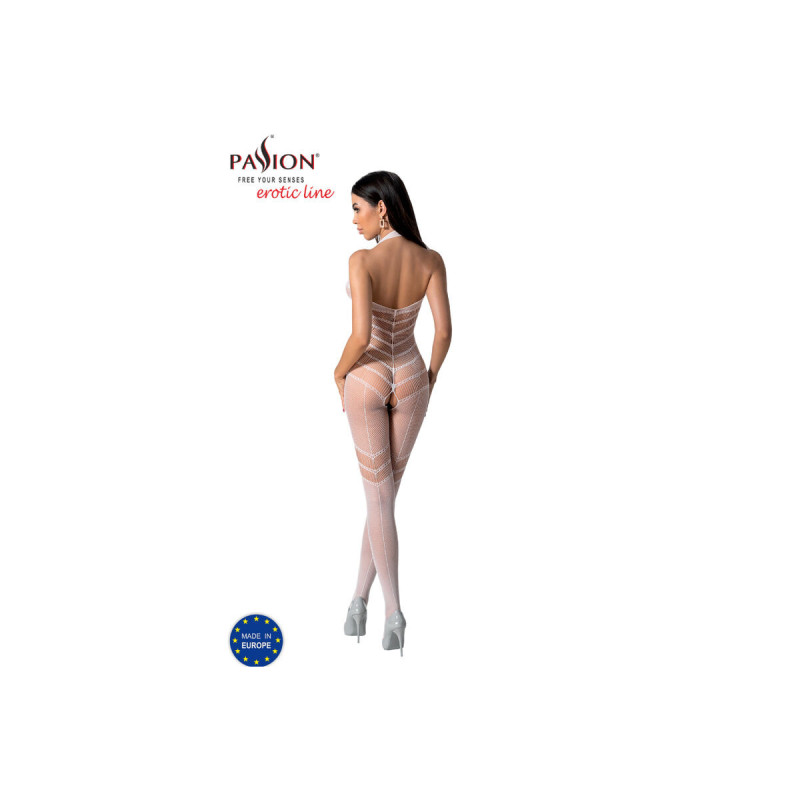 PASSION - BODYSTOCKING BIANCO BS100 TAGLIA UNICA - PASSION WOMAN BODY…