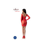 PASSION - BS101 RED BODYSTOCKING ONE SIZE - PASSION WOMAN BODYSTOCKIN…