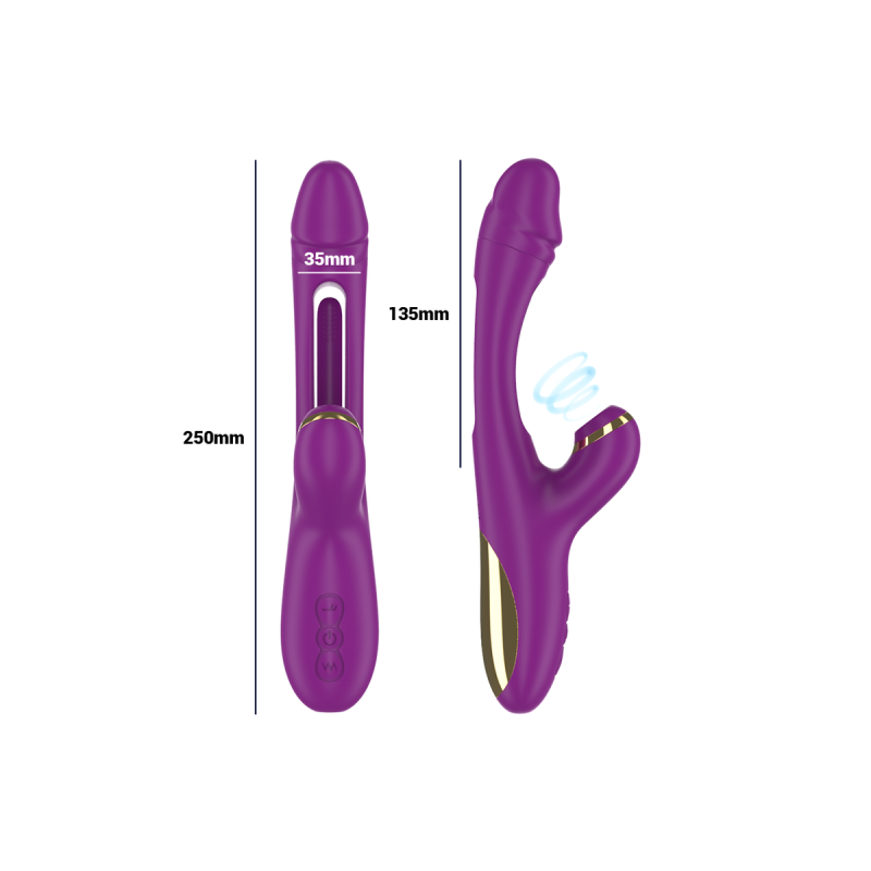 Intense - Ateneo Vibrador Multifunción Recargable 7 Vibraciónes Con