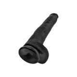 King Cock - Pene Realístico Con Testículos 30.5 Cm Negro | Vybes.it