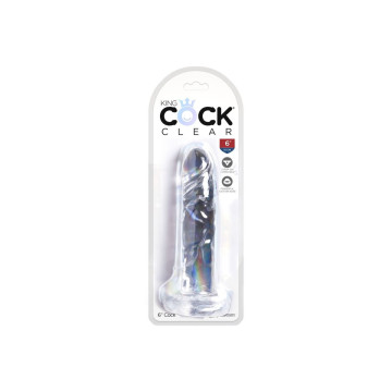 King Cock - Clear Pene Realístico 15.5 Cm Transparente | Vybes.it