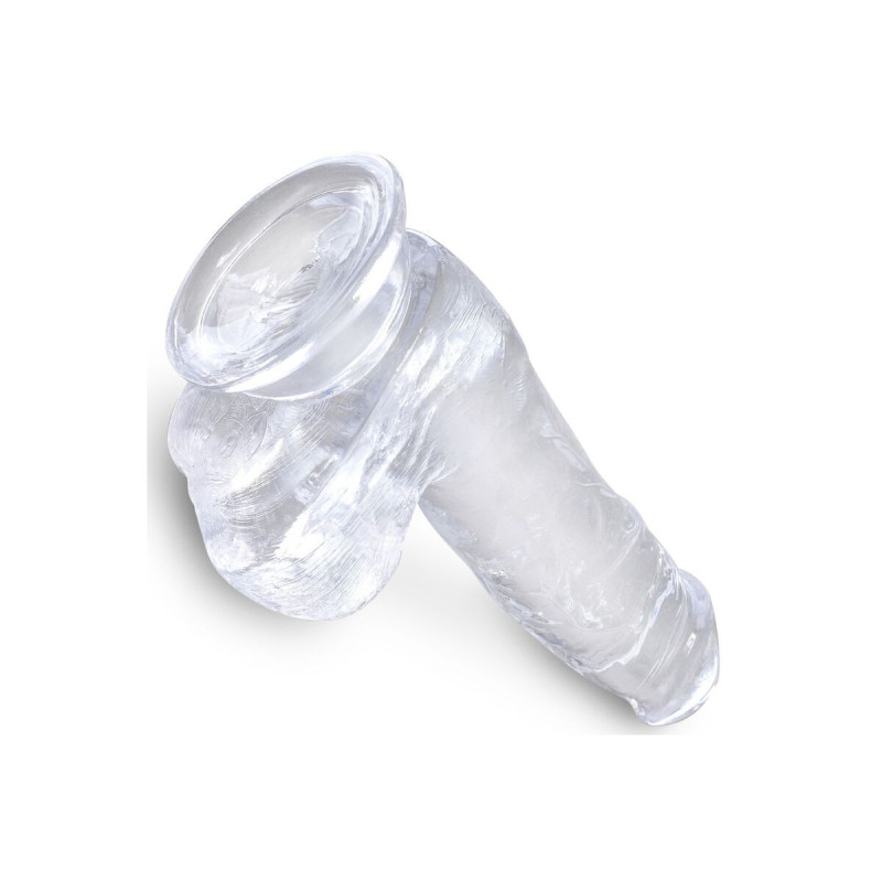 King Cock - Clear Realistischer Penis Mit Eieren 13.5 Cm