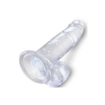 King Cock - Clear Pénis Réaliste Avec Boules 15.2 Cm Transparent |