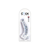 King Cock - Clear Realistisch Gebogener Penis Mit 16.5 Cm