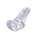 King Cock - Clear Realistischer Penis Mit Eieren 16.5 Cm