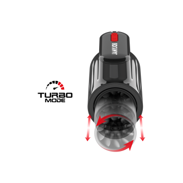 Jamyjob - Vortex Masturbador Turbo Con Empuje Y Rotación 360 Up And