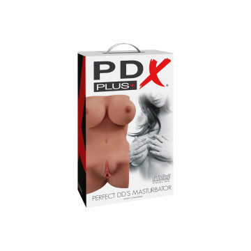 Pdx Plus - Torso Masturbador Femenino Doble Entrada Caramelo |