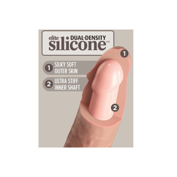 King Cock - Elite Realistic Silicone Dildo 15.2 Cm | Vybes.it