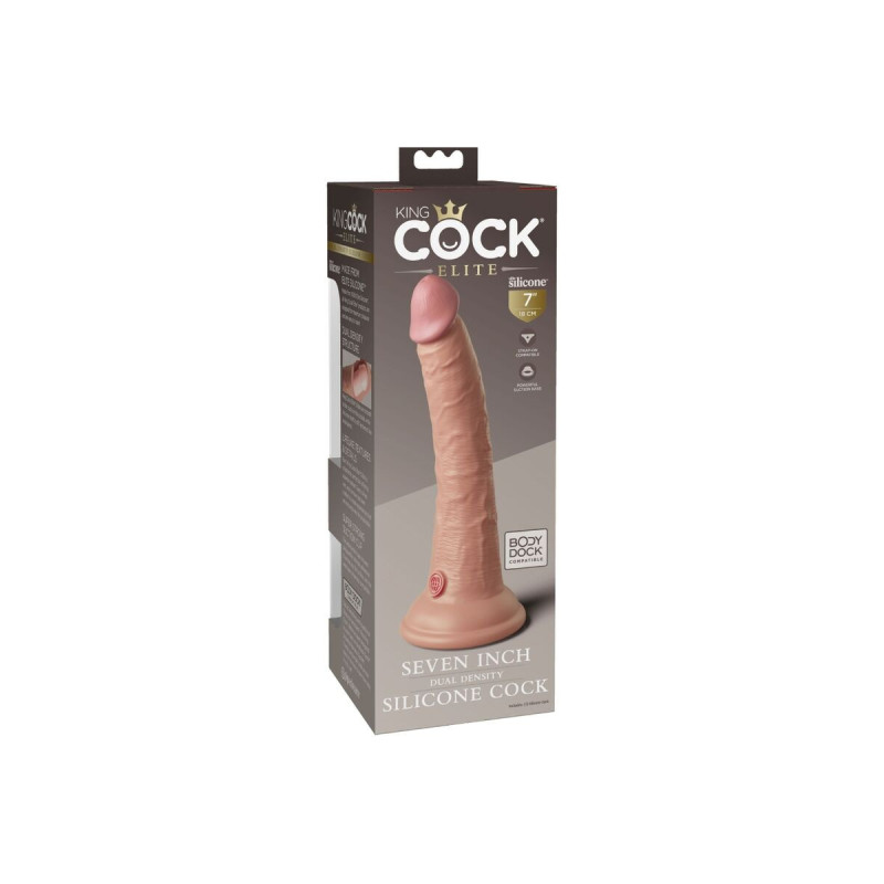 King Cock - Élite Dildo Realístico Silicona 17.8 Cm | Vybes.it