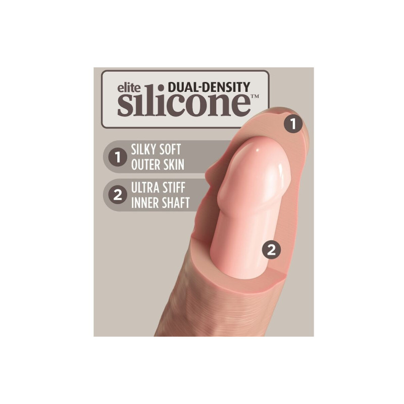 King Cock - Elite Realistic Silicone Dildo 20.3 Cm | Vybes.it