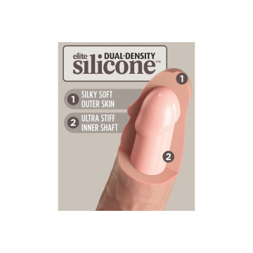 King Cock - Elite Gode Réaliste En Silicone 28 Cm | Vybes.it
