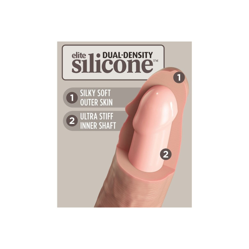 King Cock - Élite Dildo Realístico Silicona 28 Cm | Vybes.it