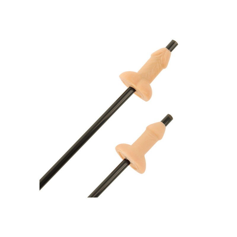 DIABLO PICANTE - SAC DE 10 PAILLES PÉNIS NATURELLES - Pailles sexuell…