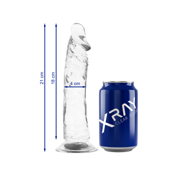 X RAY - CAZZO TRASPARENTE 21 CM -O- 4 CM - Peni realistici
