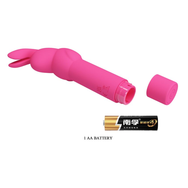 PRETTY LOVE - GERARDO VIBRADOR DE SILICONA CONEJO FUSCHIA