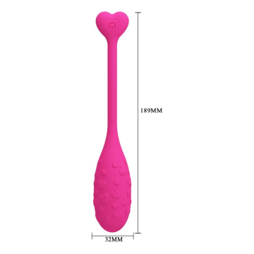 PRETTY LOVE - FISHERMAN HUEVO VIBRADOR ROSA CONTROLADO POR APP