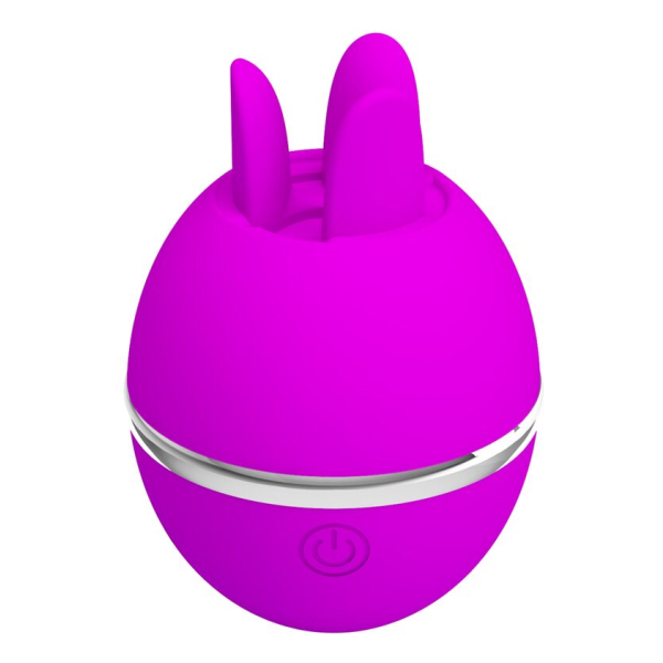PRETTY LOVE - GEMINI BALL VIBRADOR DE SILICONA REDONDO MORADO