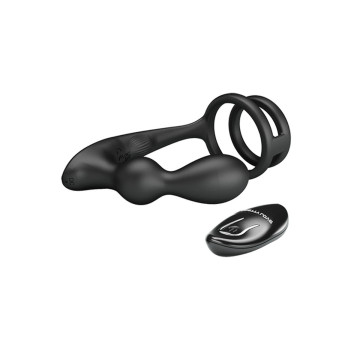 Pretty Love - Marshall Anillo Para Pene + Plug Anal Vibratorio &