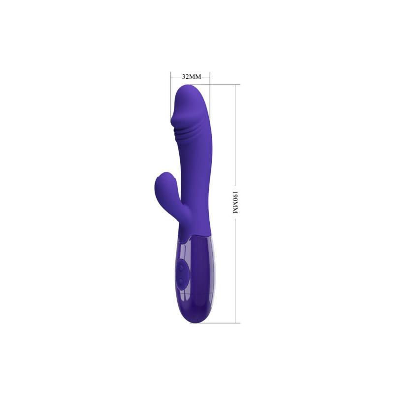 Pretty Love - Snappy Youth Vibrador & Estimulador Puntog Violeta |