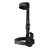 FETISH SUBMISSIVE BONDAGE - CONJUNTO DE SUJECIÓN PARA EL CUERPO DE CUELLO Y MUÑEQUERAS