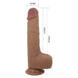 PRETTY LOVE - TOMMY DILDO REALISTA VIBRADOR 22.5 CM