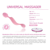 FEMINTIMATE - MASAJEADOR UNIVERSAL VIBRADOR SILICONA ROSA