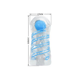 Pretty Love - Masturbador Pequeño Con Espirales Azul | Vybes.it