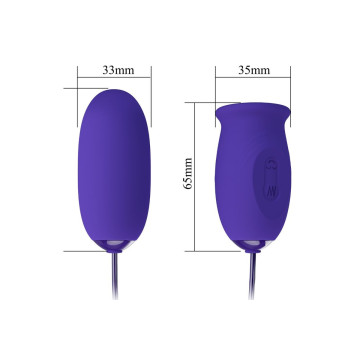 Pretty Love - Daisy Youth Estimulador Vibrador Recargable Violeta |
