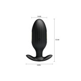 Pretty Love - Jefferson Plug Anal Controlado Por App Negro |