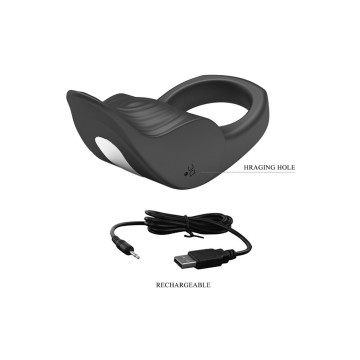 Pretty Love - Susanna Anillo Vibrador Para Pene Negro | Vybes.it