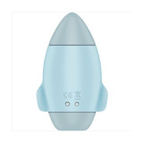 SATISFYER - MISSION CONTROL AZUL VIBRADOR PEQUEÑO DE DOBLE IMPULSO