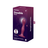 Satisfyer - Double Ball - R Dildo Silicona Granate | Vybes.it
