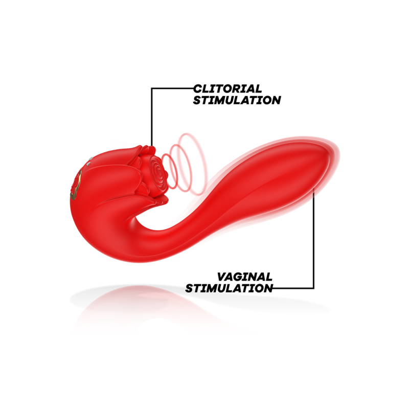 Mia - Selena Estimulador Vibrating + Tapping Rojo | Vybes.it
