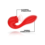 Mia - Selena Estimulador Vibrating + Tapping Rojo | Vybes.it