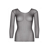 LEG AVENUE - FISHNET LONG SLEEVE T-SHIRT BLACK - LEG AVENUE ACCESSORI…