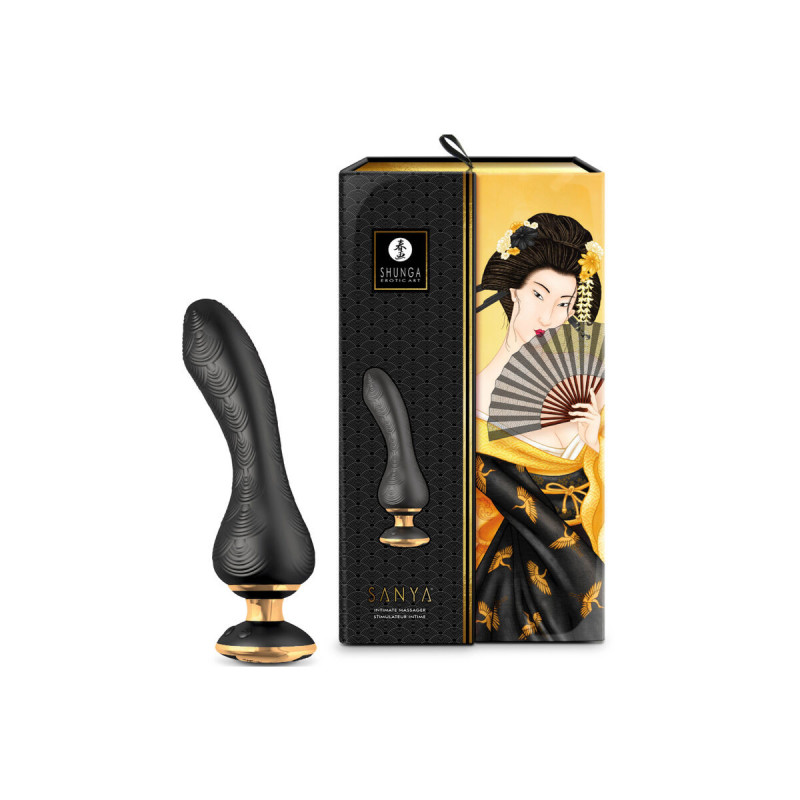 Shunga - Sanya Masajeador Intimo Negro | Vybes.it