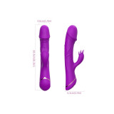 Armony - Dildo Vibrador Rabbit Silicona Violeta | Vybes.it