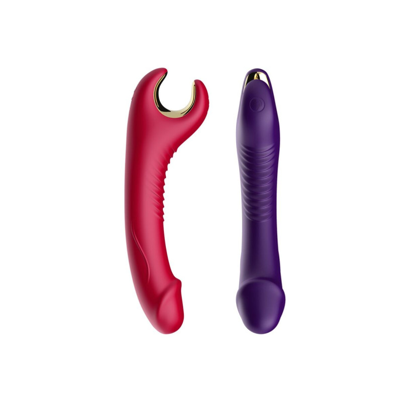 Armony - Prince Dildo Vibrador & Rotador Rojo | Vybes.it