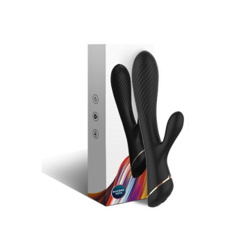 Armony - Vibrador Rabbit Silicona Negro | Vybes.it