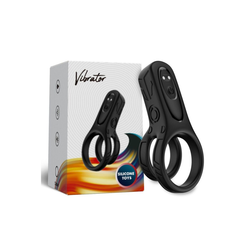 ARMONY - DOPPELRINGVIBRATOR SCHWARZ - ARMONY FOR HIM - Cockringe mit…