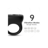 Armony - Anillo Vibrador Negro | Vybes.it