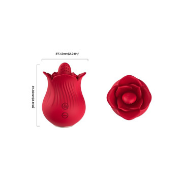 Armony - Rosa Vibrador & Estimulador Rojo | Vybes.it